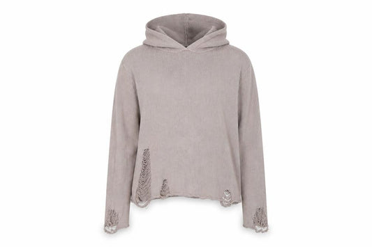 H&M Womens Brown  Knit Pullover Hoodie Size M