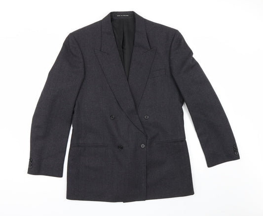 Pin Stripe Mens Grey   Jacket Suit Jacket Size 40