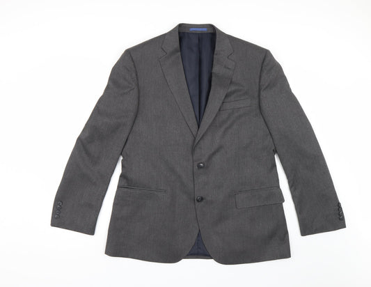M&S Mens Grey   Jacket Suit Jacket Size 42