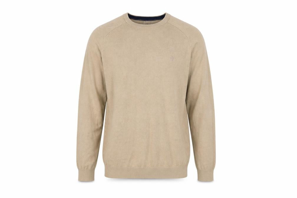 River Island Mens Brown  Knit Pullover Jumper Size S