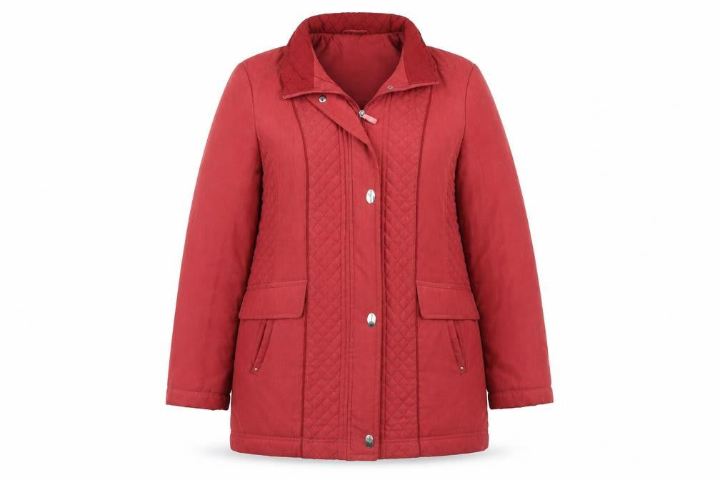 Preworn Womens Red   Overcoat Coat Size M