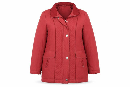 Preworn Womens Red   Overcoat Coat Size M