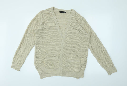 AKD A WEST Womens Ivory   Cardigan Jumper Size 14