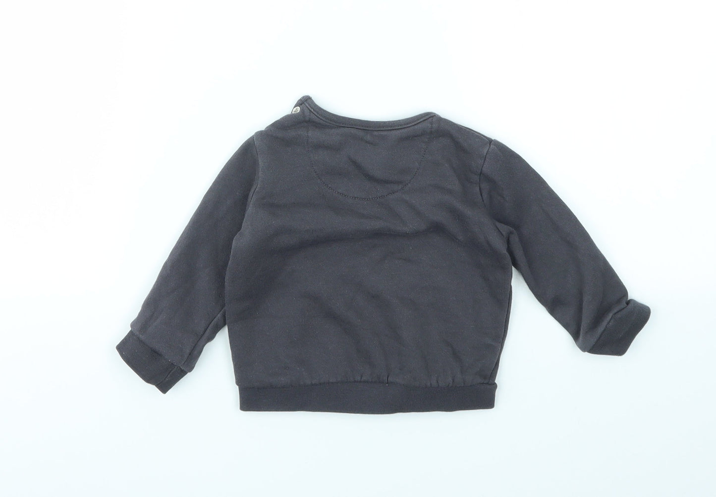 F&F Girls Grey   Pullover Jumper Size 3-6 Months