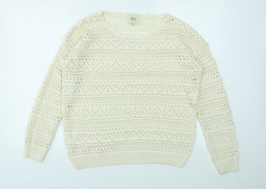 Matalan Womens Ivory   Pullover Jumper Size 14