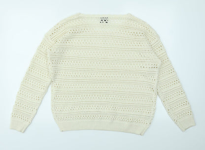 Matalan Womens Ivory   Pullover Jumper Size 14