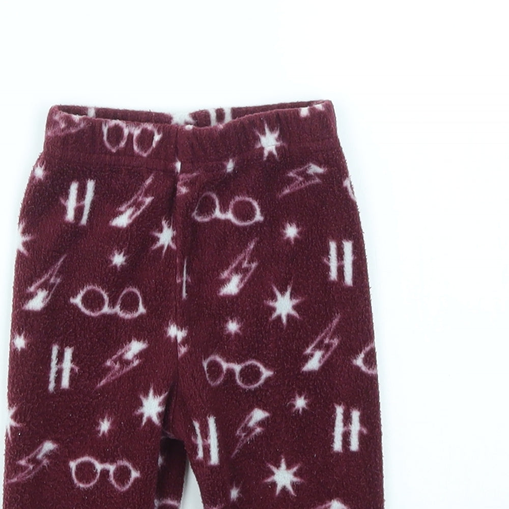 Primark Baby Red Geometric  Cargo Trousers Size 6-9 Months