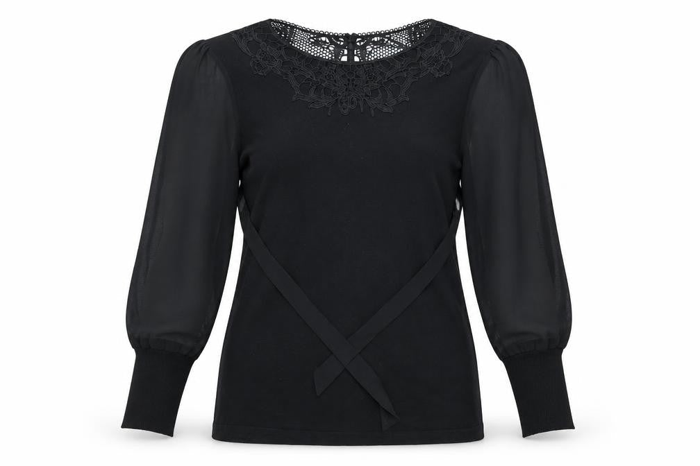 Roman Womens Black   Basic T-Shirt Size 12
