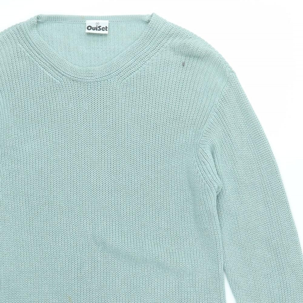OUISET Womens Blue   Pullover Jumper Size M