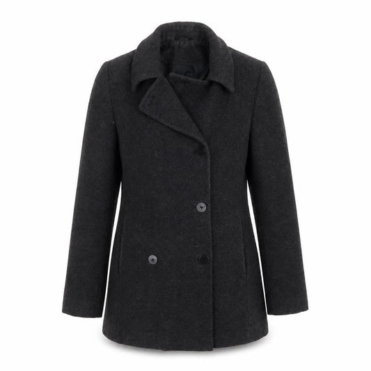 Front view of Principles women’s grey jacket coat, size UK 8