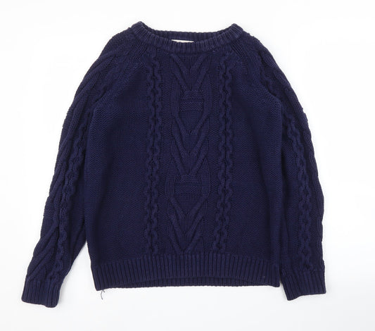 Monkl Mens Blue   Pullover Jumper Size S