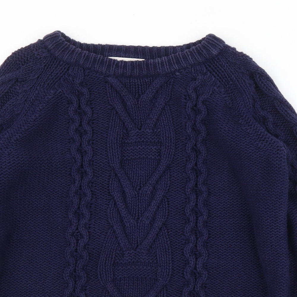 Monkl Mens Blue   Pullover Jumper Size S