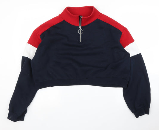 H&M Womens Blue   Pullover Jumper Size M