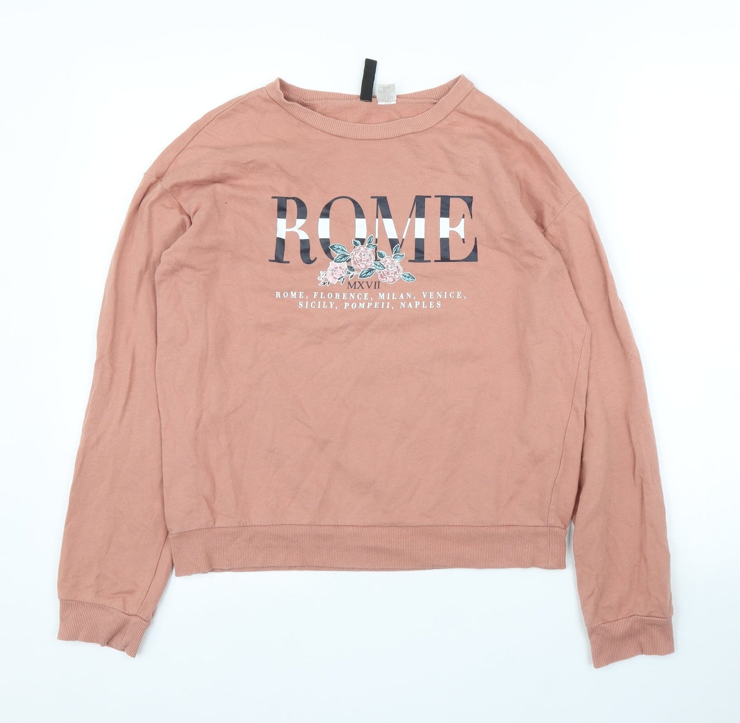 H&M Womens Pink   Pullover Jumper Size XS