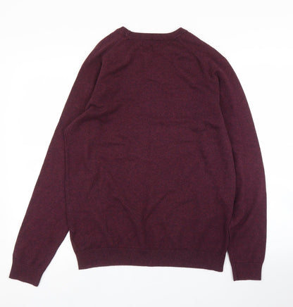 Preloved NEXT Mens Purple   Pullover Jumper Size M - Back