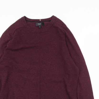 Preloved NEXT Mens Purple   Pullover Jumper Size M - Detail