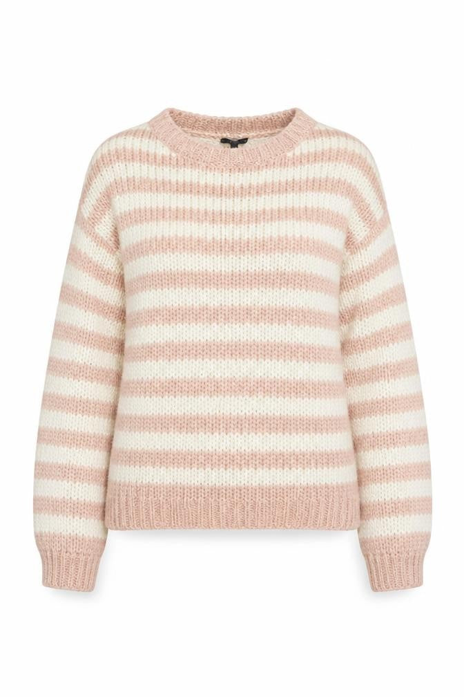 New Look  Womens Beige Striped  Pullover Jumper Size S