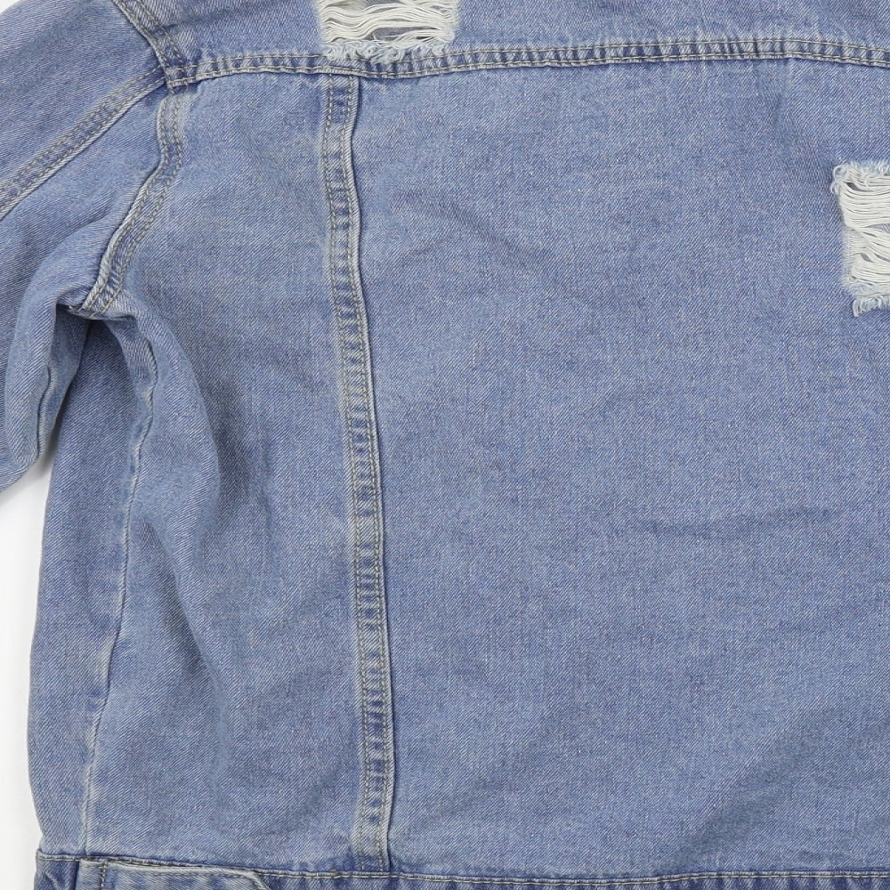 Preworn Womens Blue   Jacket Coat Size L