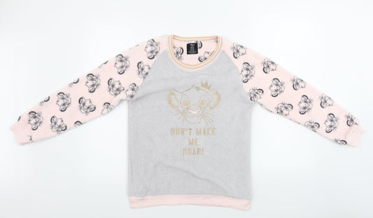Disney  Womens Grey   Pullover Jumper Size XS  - Lion King