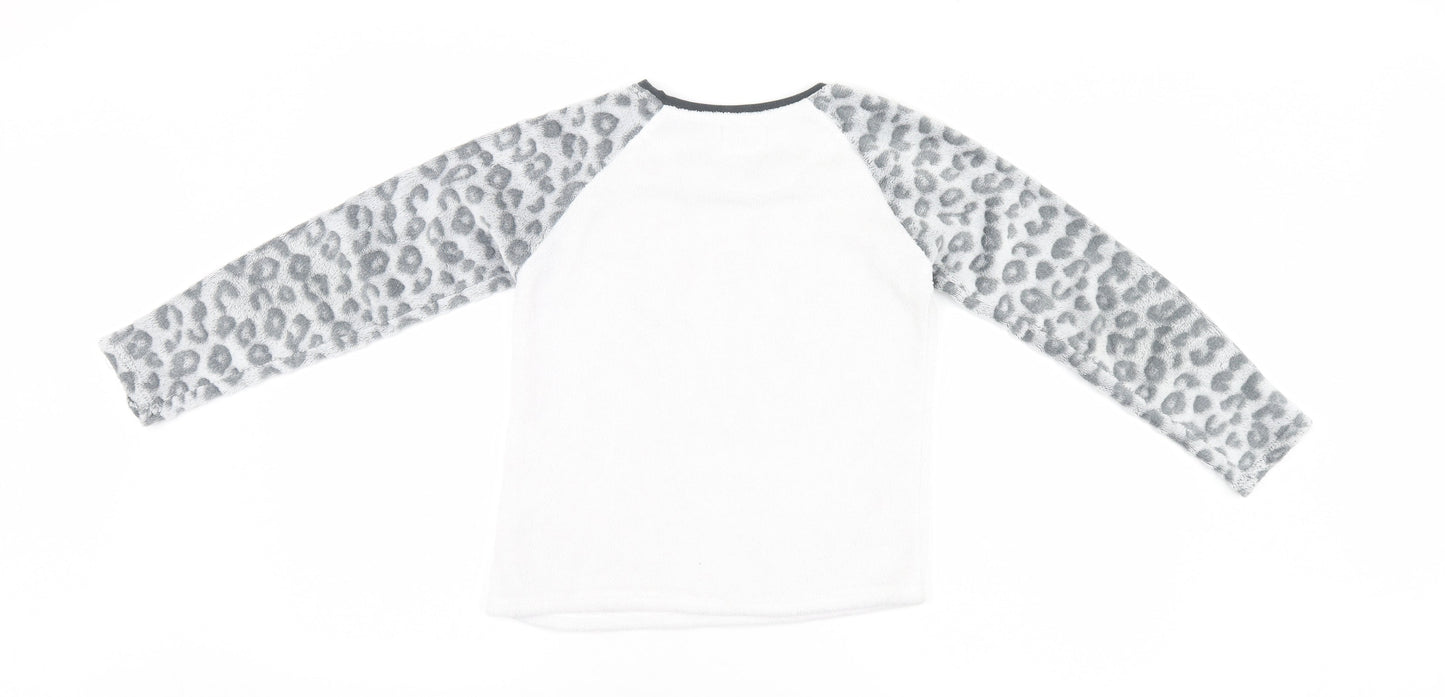 Primark Girls Multicoloured Animal Print  Top Pyjama Top Size 9-10 Years