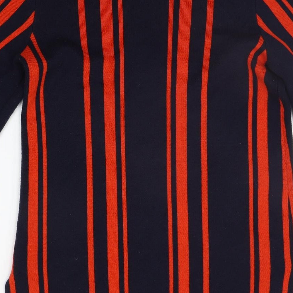 Matalan Womens Blue Striped  Pullover Jumper Size S