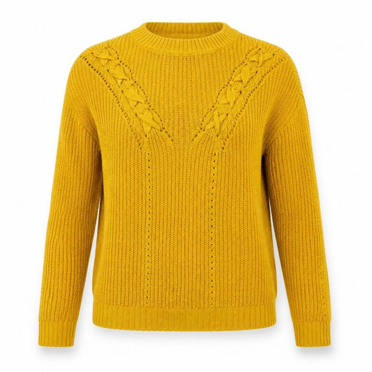 Primark Womens Yellow   Pullover Jumper Size M