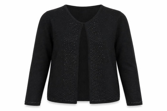 Preworn Womens Black   Cardigan Jumper Size 12