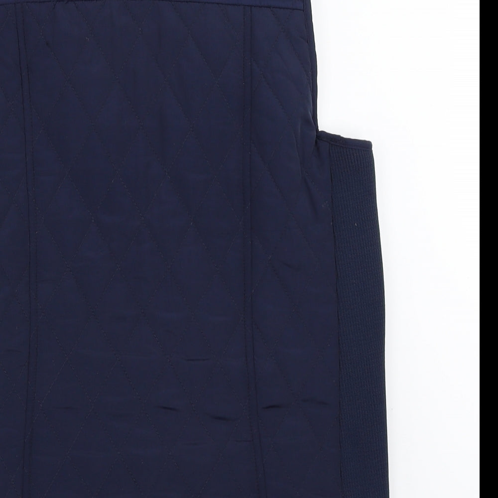 EWM Womens Blue   Gilet Coat Size S