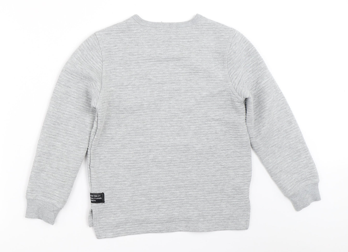 Primark Boys Grey   Pullover Sweatshirt Size 9-10 Years
