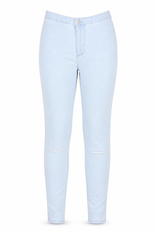 Denim & Co. Womens Blue   Jegging Jeans Size 12 L25 in