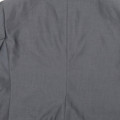 Fellini Mens Grey   Jacket Suit Jacket Size S