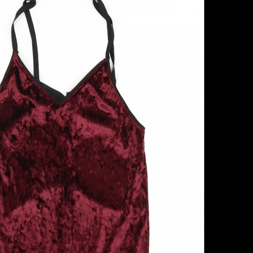 Topshop Womens Red   Mini  Size 4