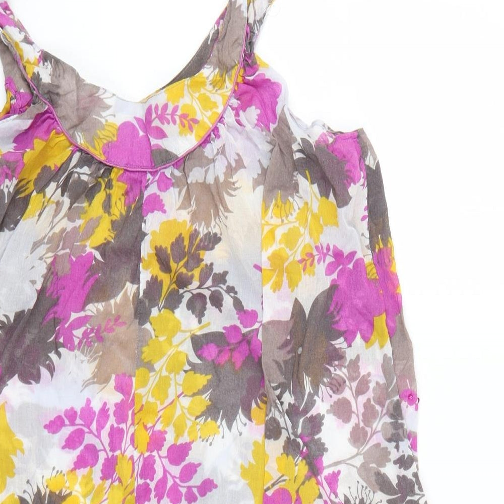 Atmosphere Womens Multicoloured Floral  Basic T-Shirt Size L