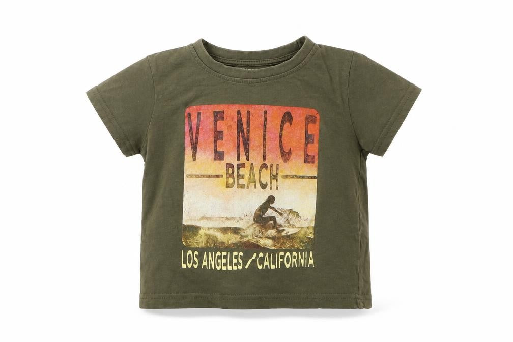 Primark Baby Green Geometric  Basic T-Shirt Size 18-24 Months
