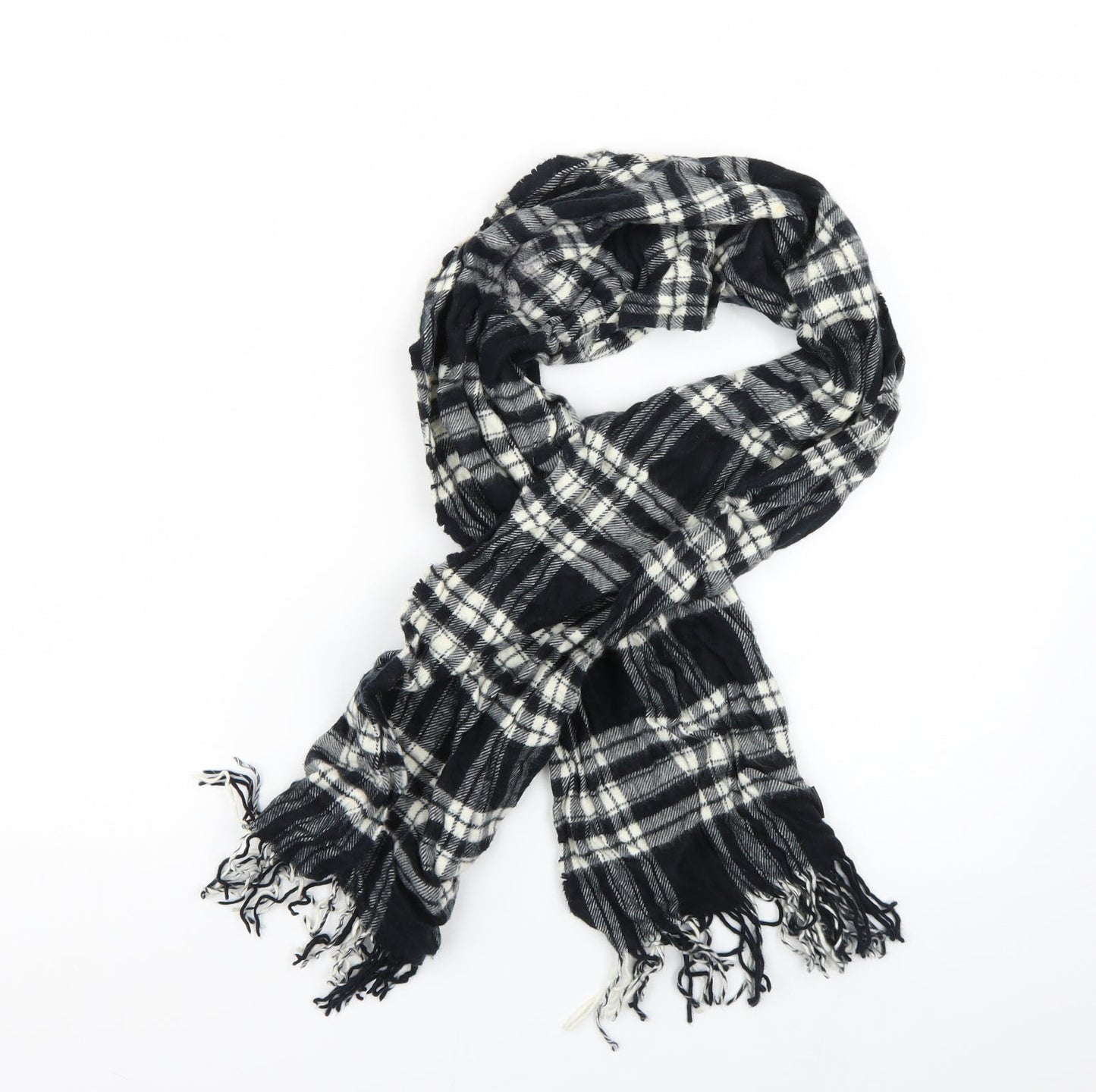 Savile Row Womens Multicoloured Check   Scarf