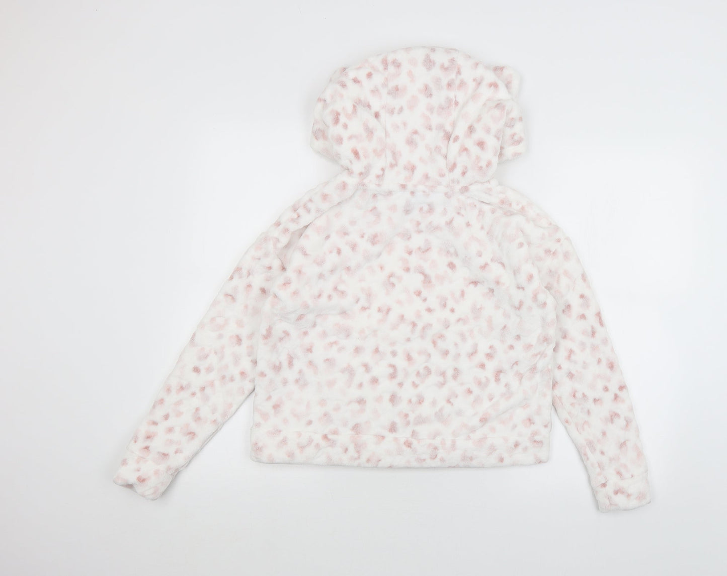 New Look Womens White   Pullover Hoodie Size S
