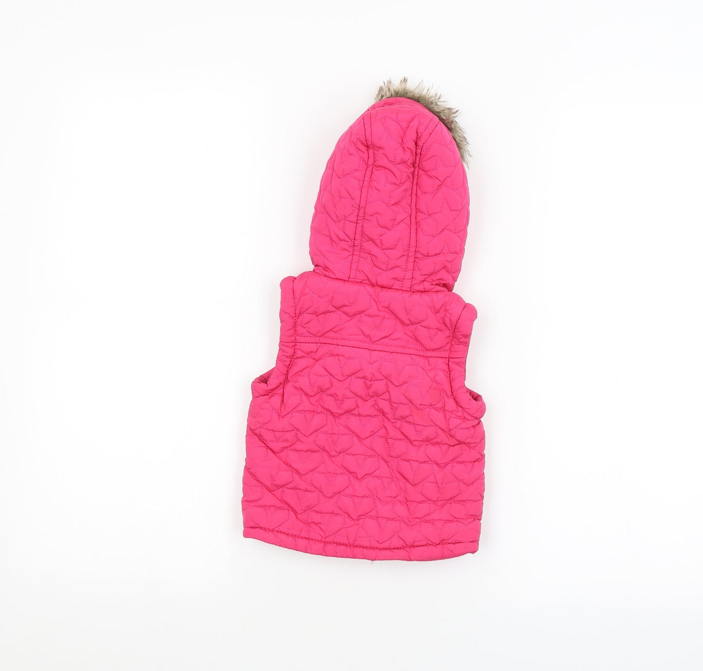 F&F Baby Pink   Parka Coat Size 6-9 Months