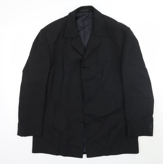 Burton Mens Black   Jacket Suit Jacket Size 44