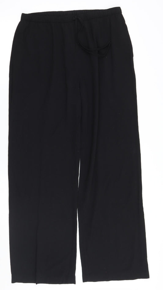 EWM Womens Black   Trousers  Size 12 L29 in