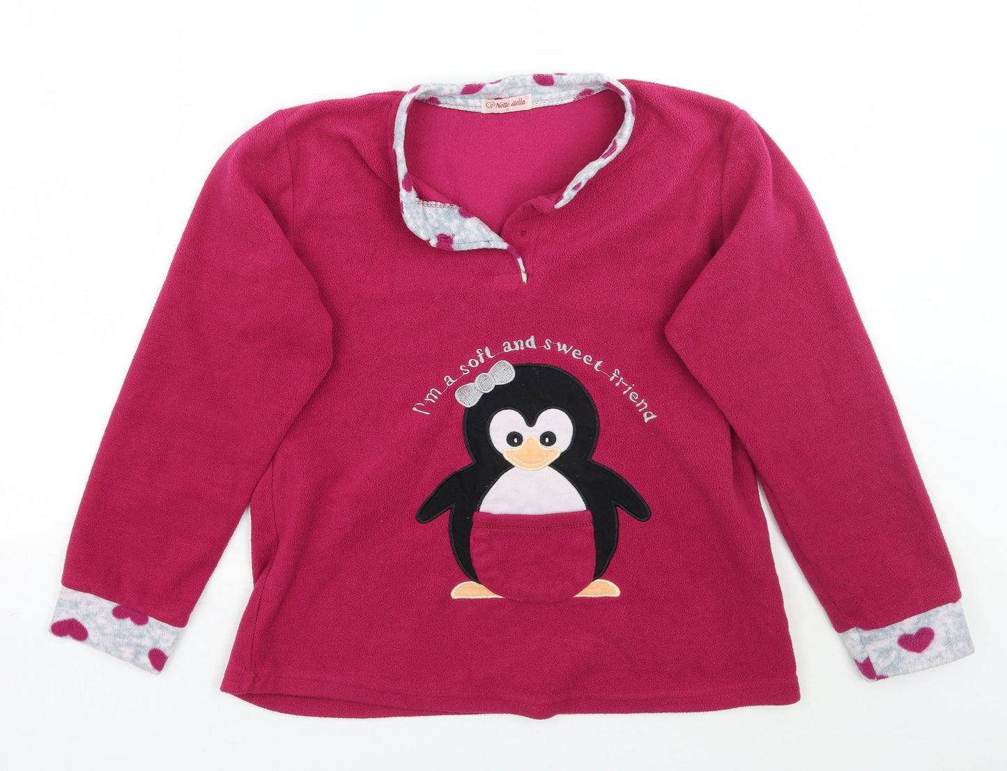 Notte stella Womens Pink   Pullover Jumper Size S