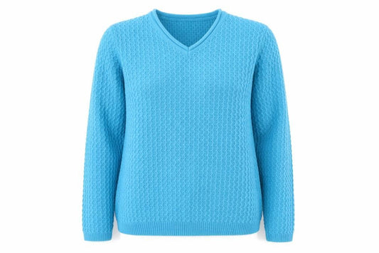 Isle Womens Blue   Pullover Jumper Size M