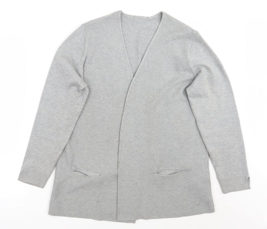 Preworn Womens Grey   Cardigan Jumper Size 14