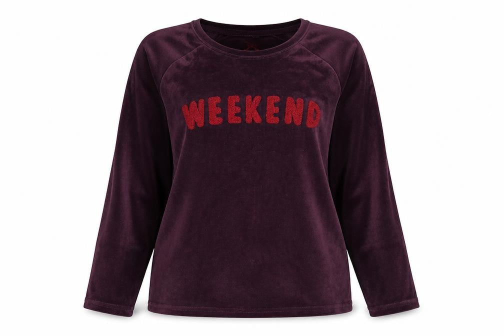 Primark Womens Purple   Pullover Jumper Size L  - weekend