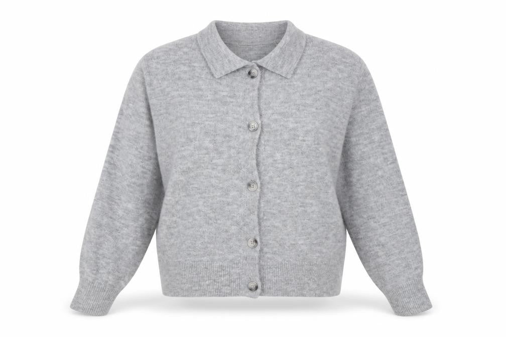 George Womens Grey  Knit Jacket  Size 14