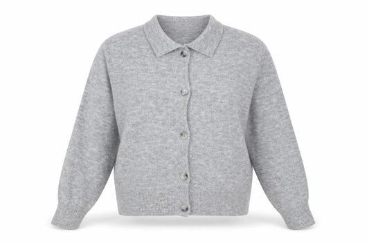George Womens Grey  Knit Jacket  Size 14