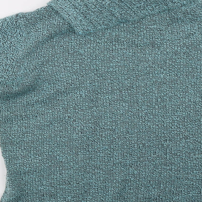Bonmarché Womens Green Knit Pullover Sweatshirt Size S