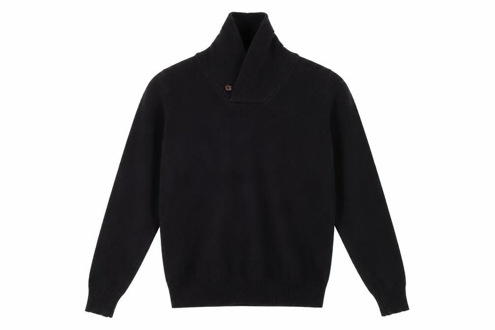 Marks & Spencer Mens Black  Knit Pullover Sweatshirt Size XS