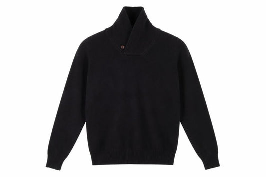 Marks & Spencer Mens Black  Knit Pullover Sweatshirt Size XS