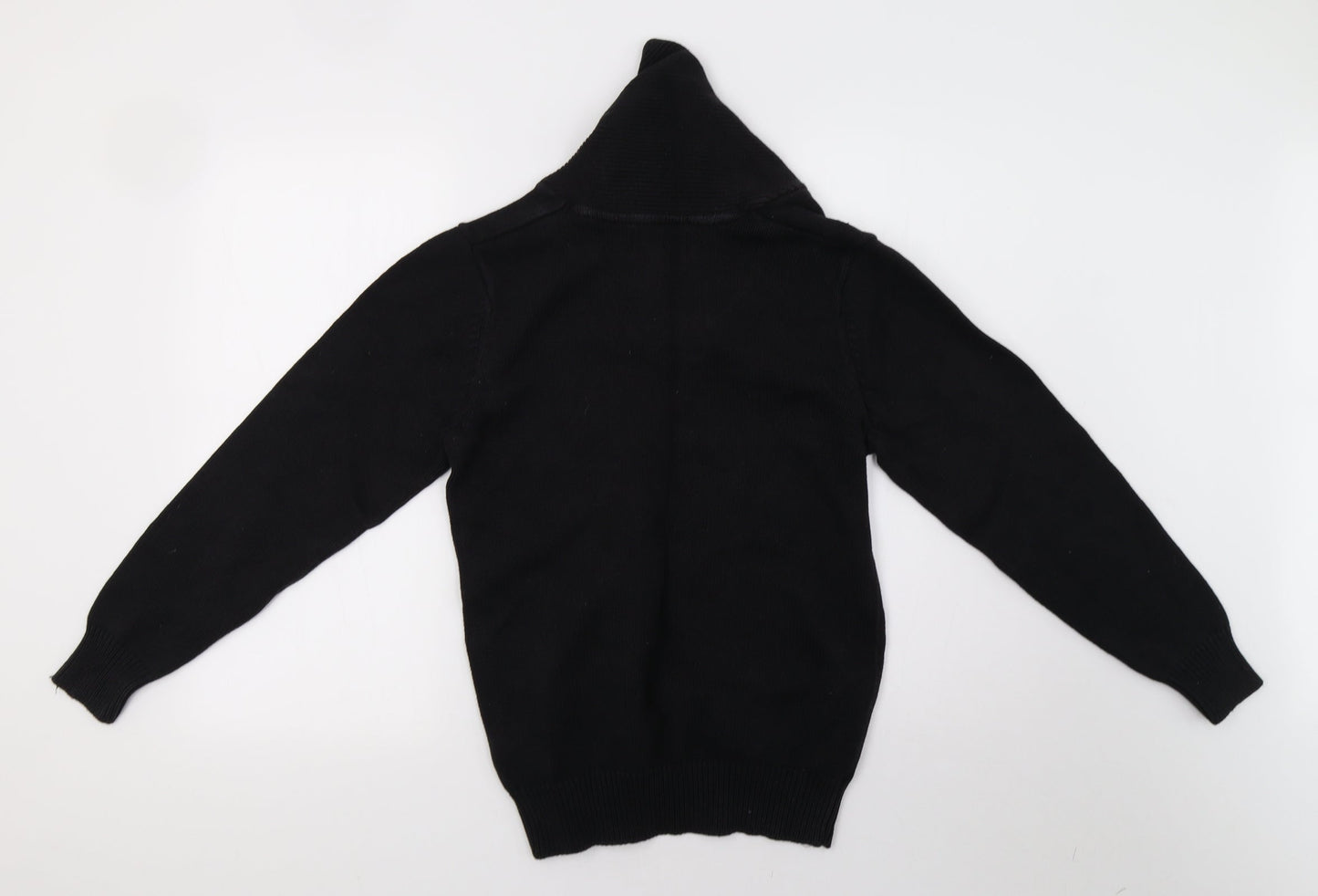 Marks and Spencer Mens Black  Knit Pullover Sweatshirt Size XS