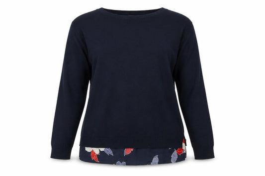 Anthology Womens Blue   Pullover Sweatshirt Size 14
